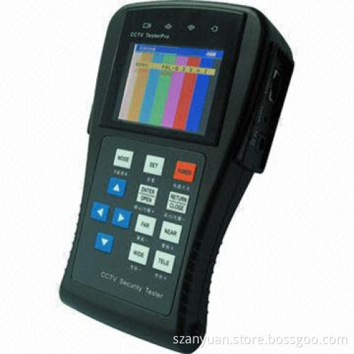 CCTV Security Tester with 2.8-inch TFT LCD Screen, 12V DC/1A Power Output and Audio Input